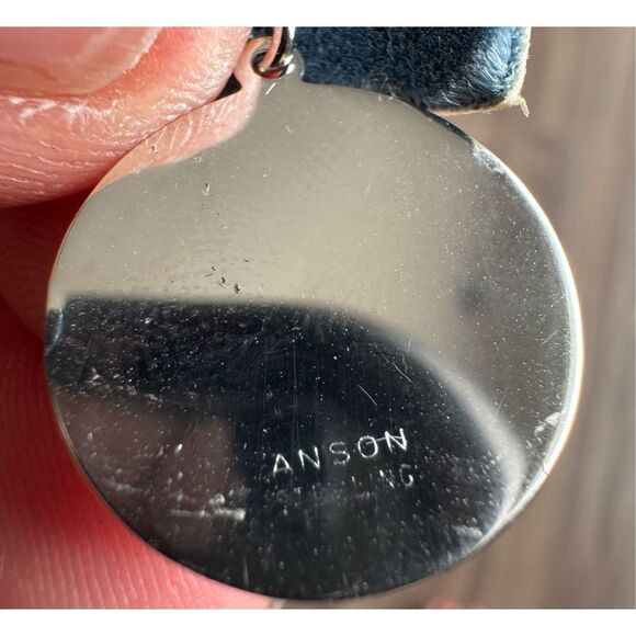 Vintage Anson Sterling Silver Virgo Zodiac Sign Pendant Charm - Picture 5 of 5